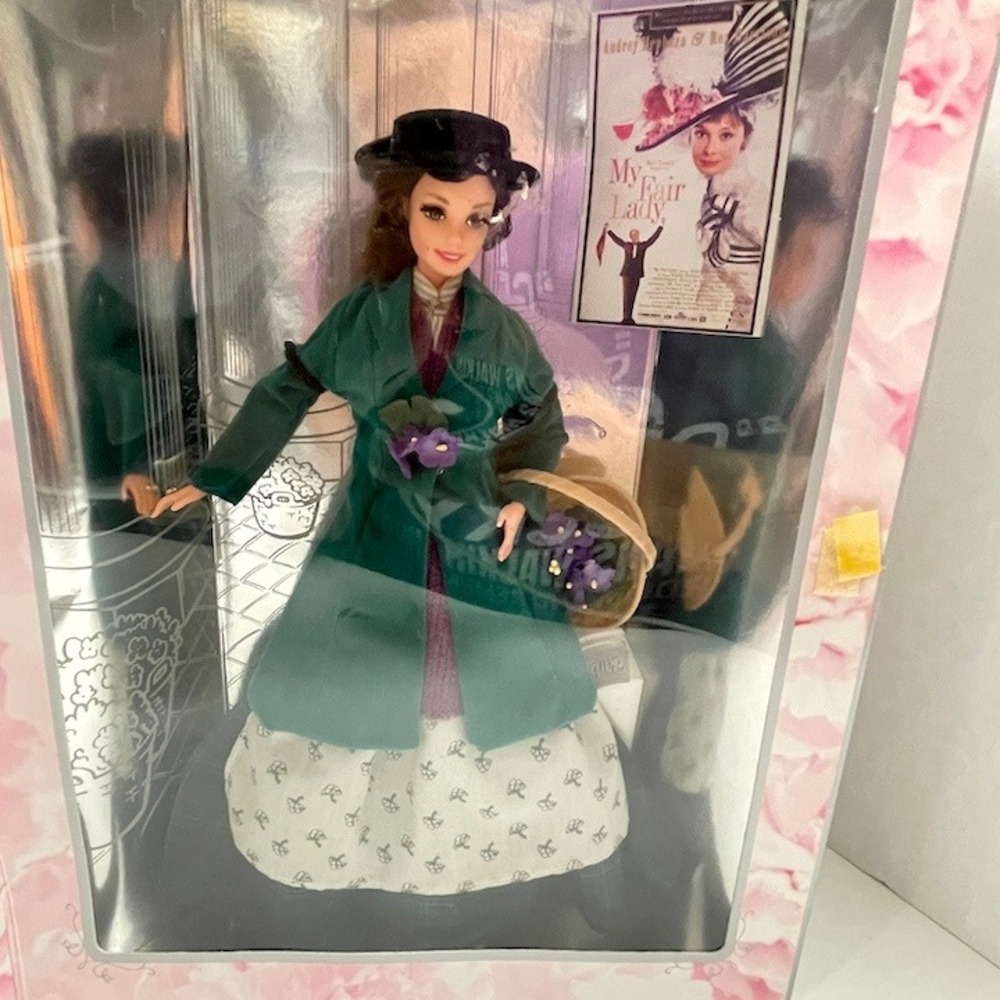 1995 Barbie Doll Hollywood Legends My Fair Lady Eliza Doolittle Flower Girl - Picture 2 of 6